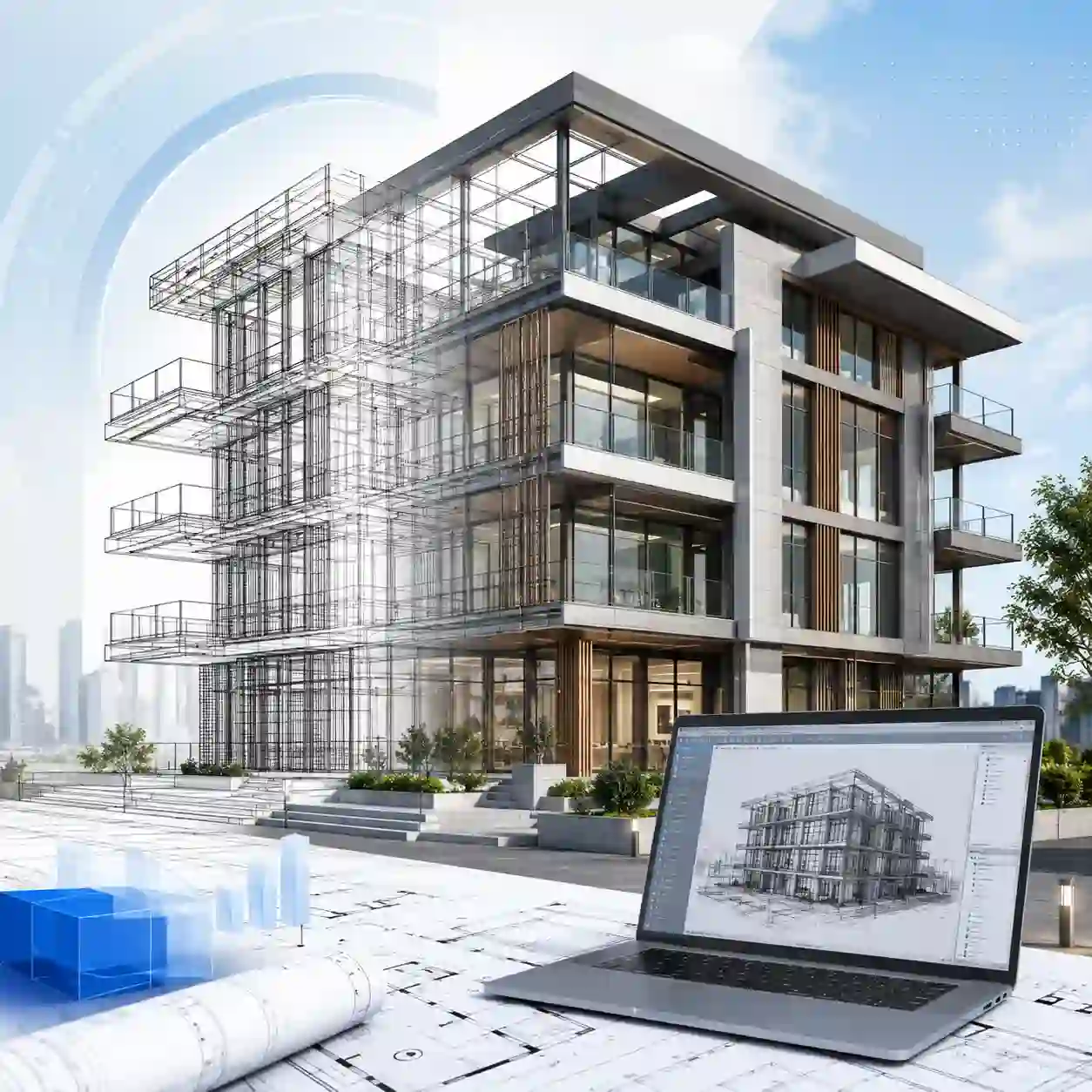 Tekla Steel Detailing 3D Model